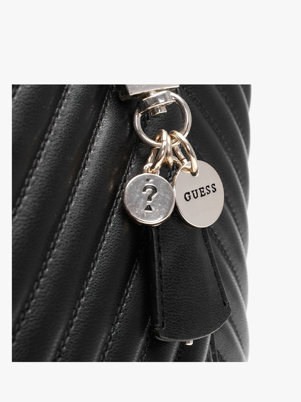 Noelle Chevron Elite Black Tote Bag