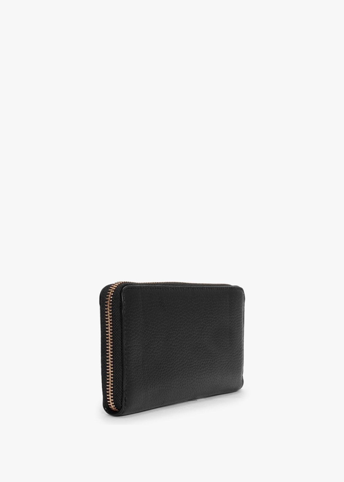 The Leather Continental Black Wallet