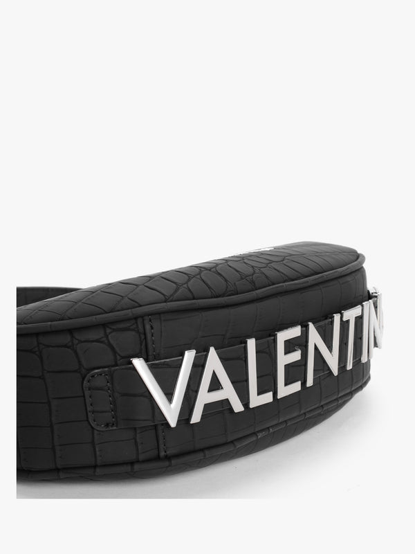 Coconut Black Moc Croc Hobo Bag