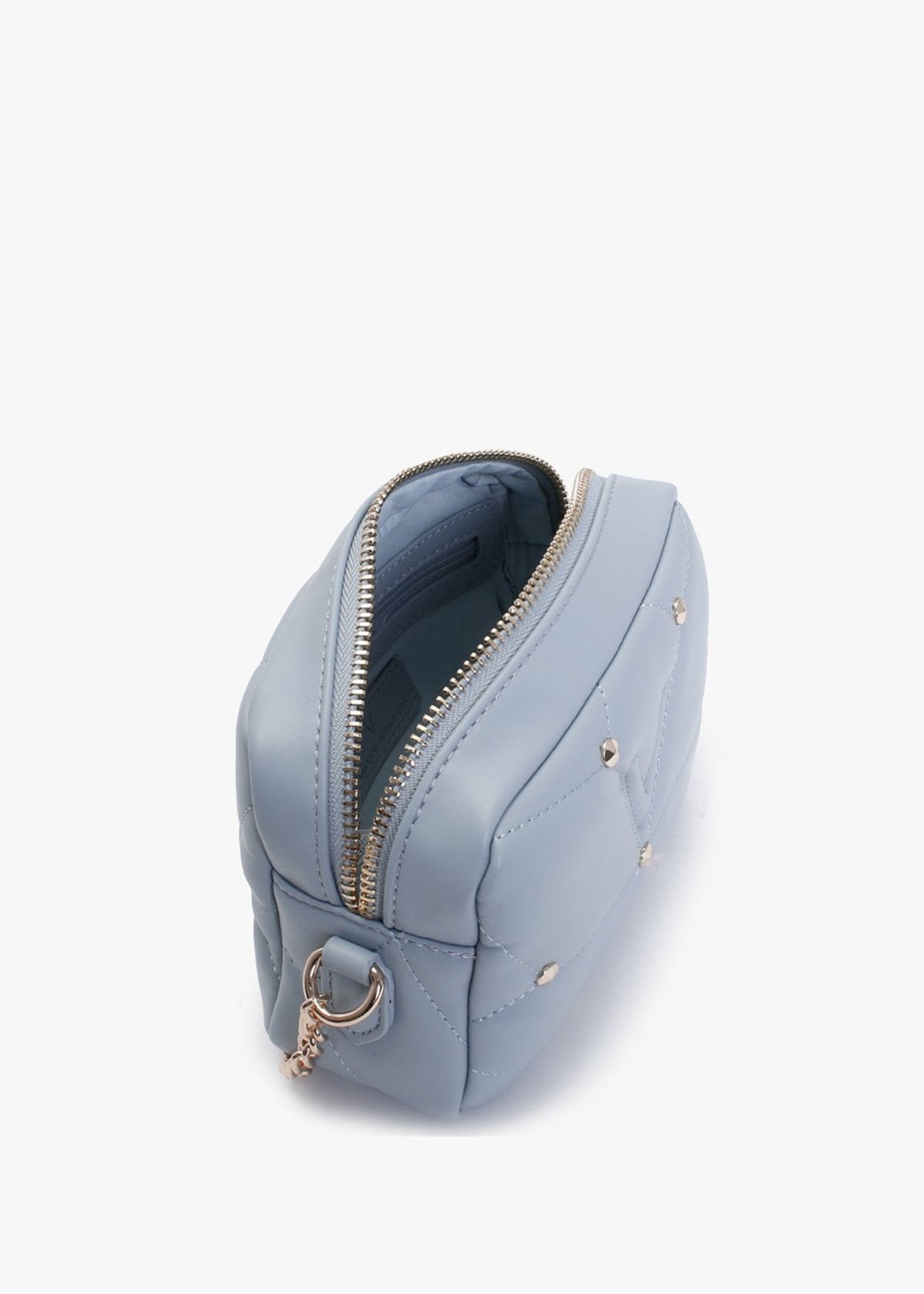 Emily Polvere Quilted Studded Cross-Body Bag