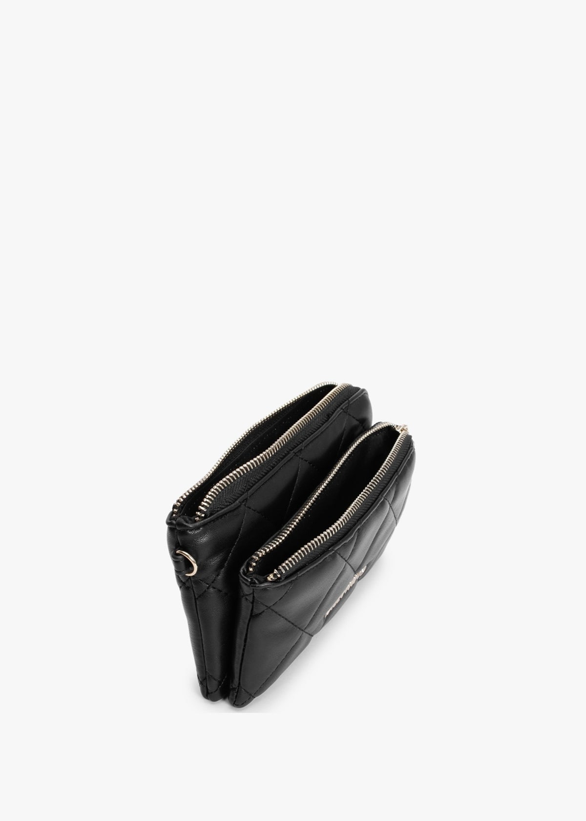 Ocarina Black Quilted Wristlet Wallet