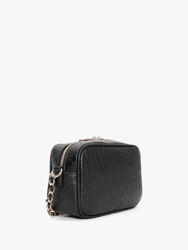 Relax Embossed Logo Nero Camera Bag