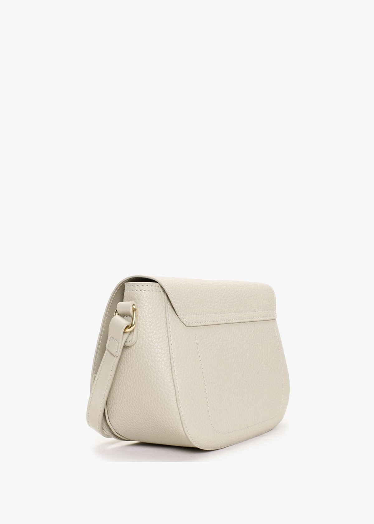 Superman Light Grey Pebbled Saddle Bag