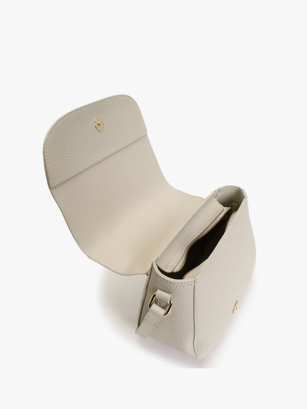 Superman Light Grey Pebbled Saddle Bag