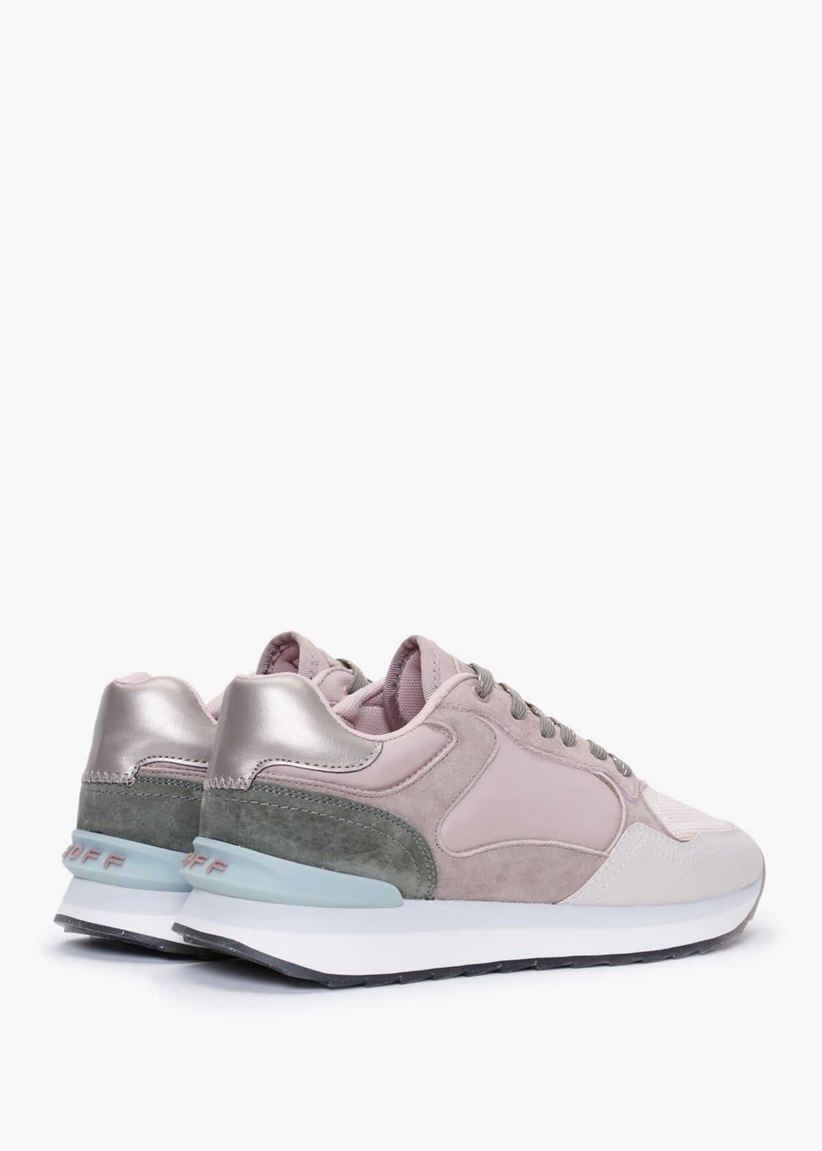 City Paris Multicoloured Suede Trainers