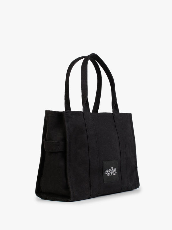 The Large Black Canvas Tote Bag