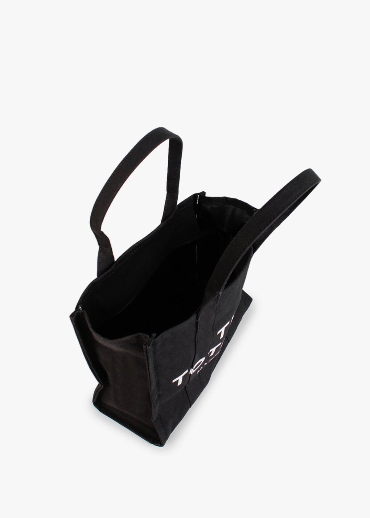 The Large Black Canvas Tote Bag