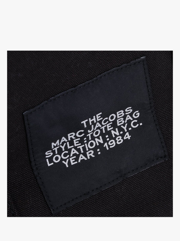 The Large Black Canvas Tote Bag