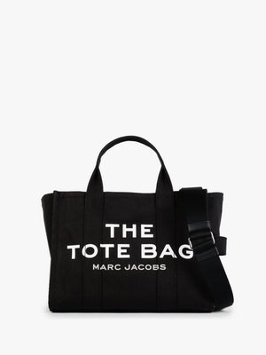 The Medium Black Canvas Tote Bag
