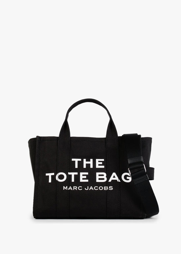 The Medium Black Canvas Tote Bag