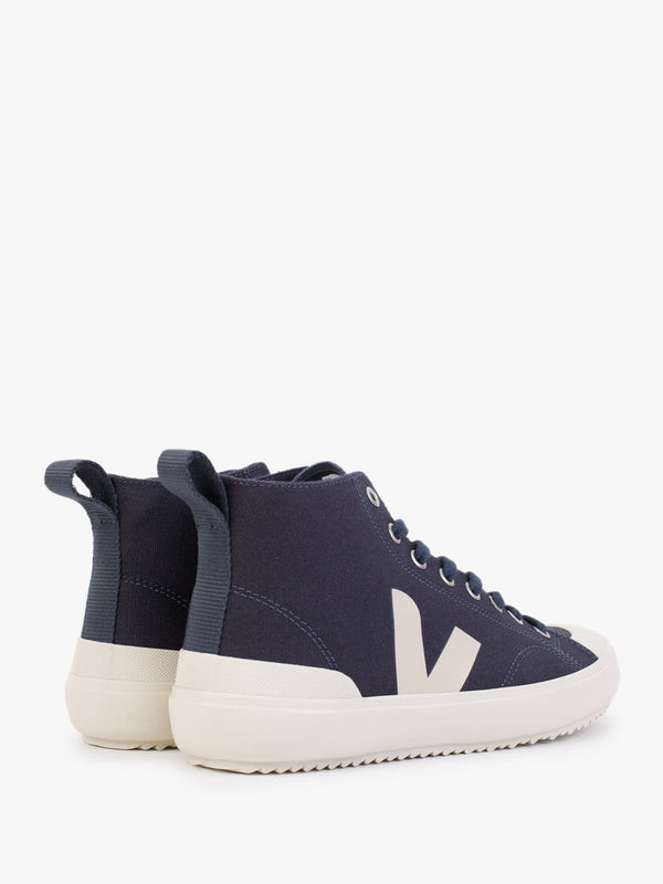 Nova Vegan Canvas Marine Pierre High Top Trainers