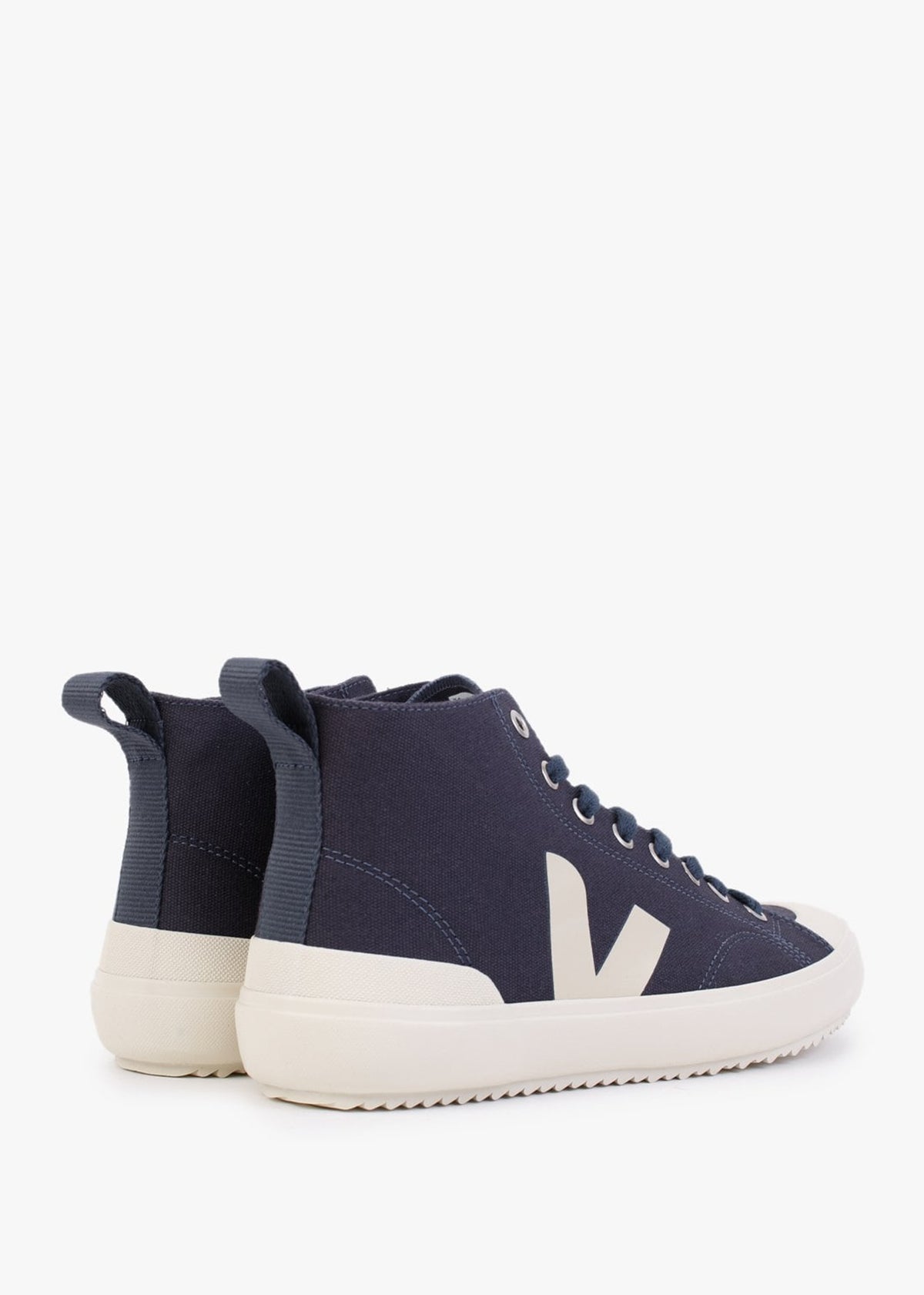 Nova Vegan Canvas Marine Pierre High Top Trainers