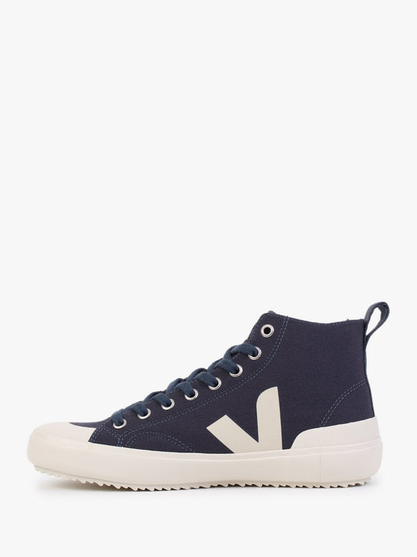 Nova Vegan Canvas Marine Pierre High Top Trainers