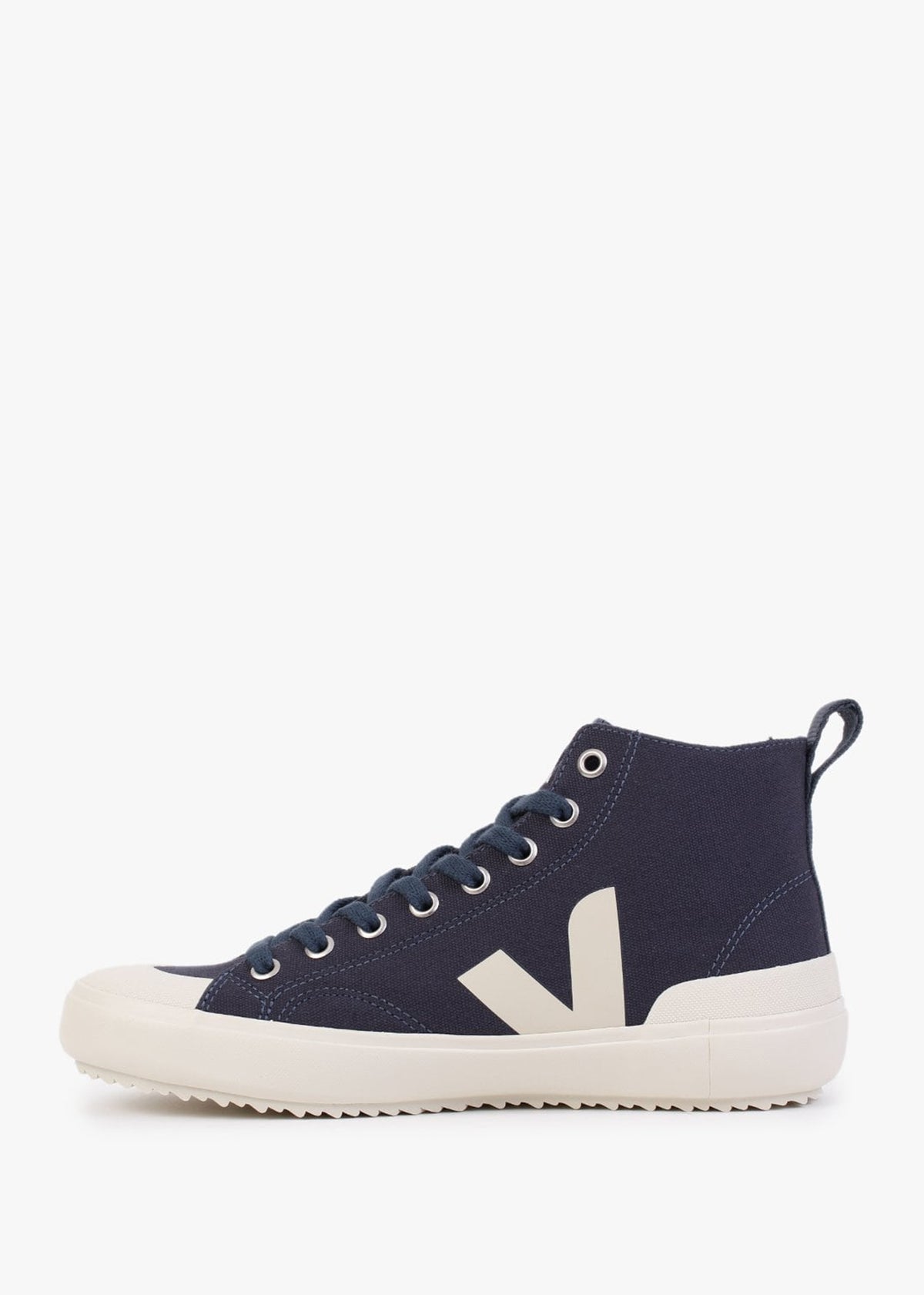 Nova Vegan Canvas Marine Pierre High Top Trainers