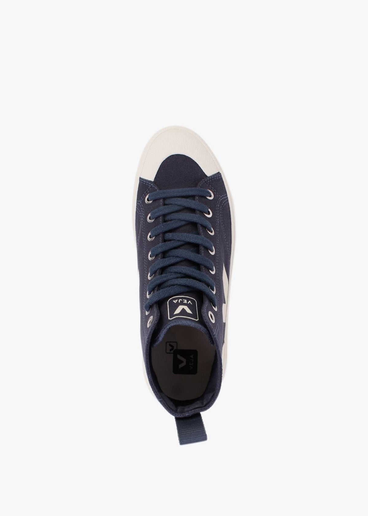 Nova Vegan Canvas Marine Pierre High Top Trainers