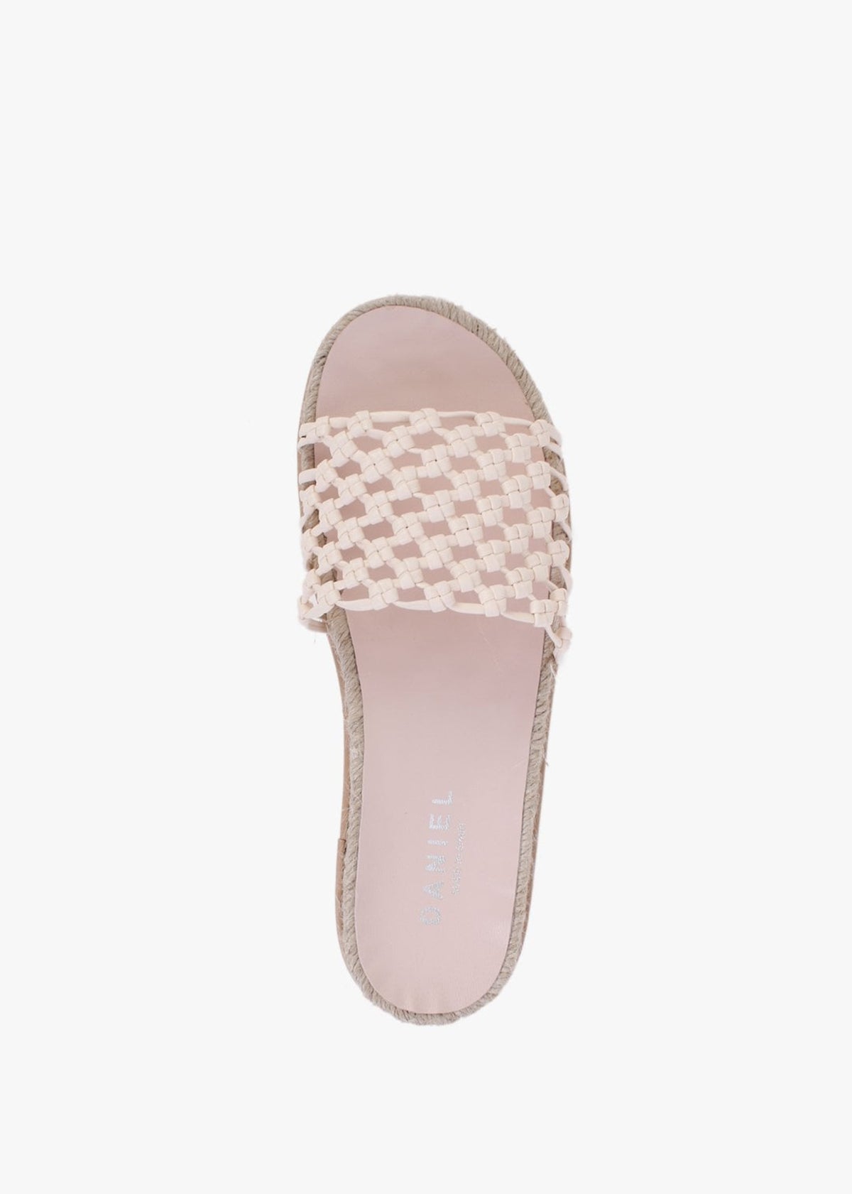 Kule Cream Knotted Woven Mules