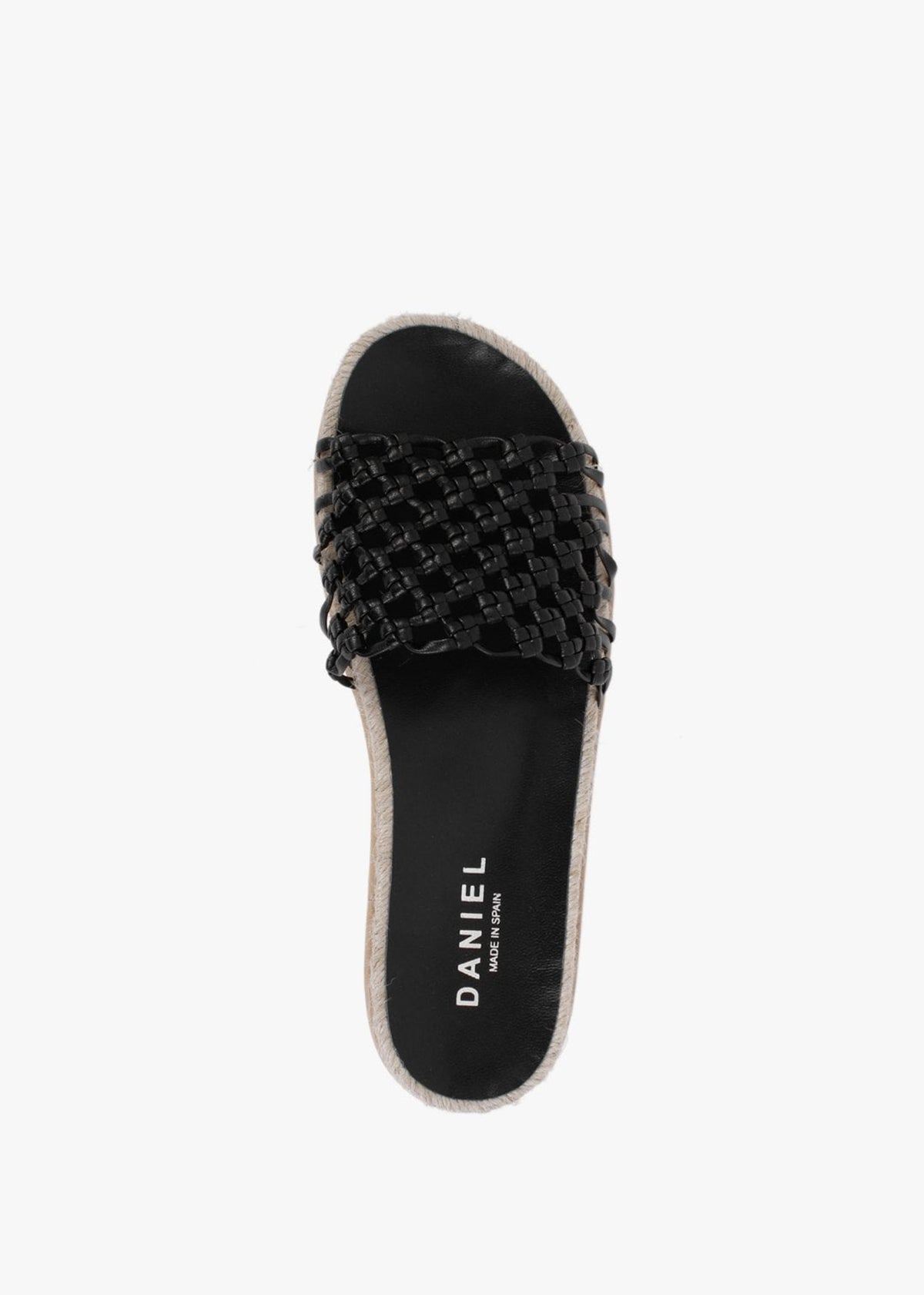 Kule Black Knotted Woven Mules