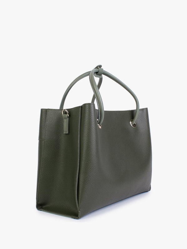 Alexia Military Multi Logo Strap Tote Bag