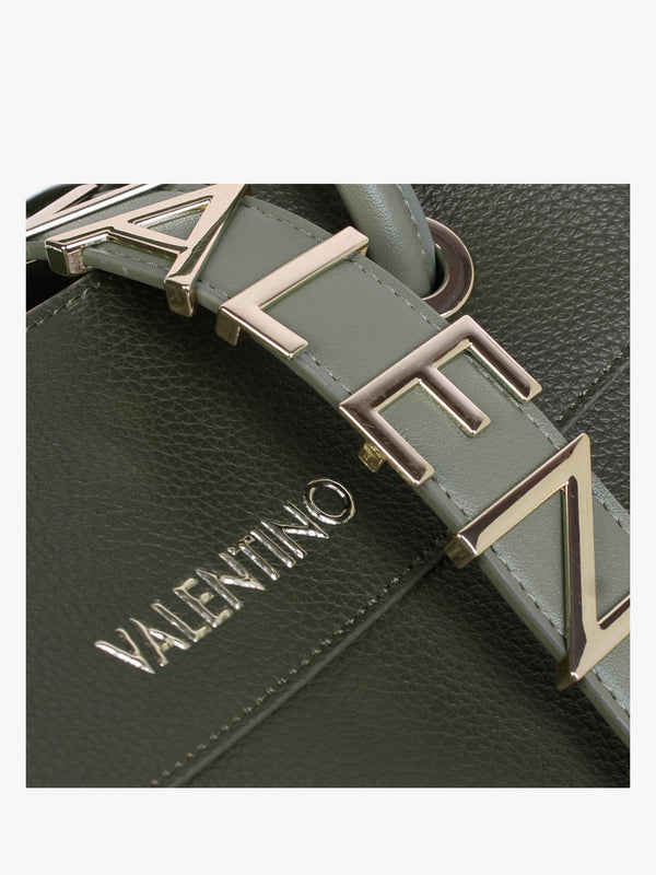 Alexia Military Multi Logo Strap Tote Bag