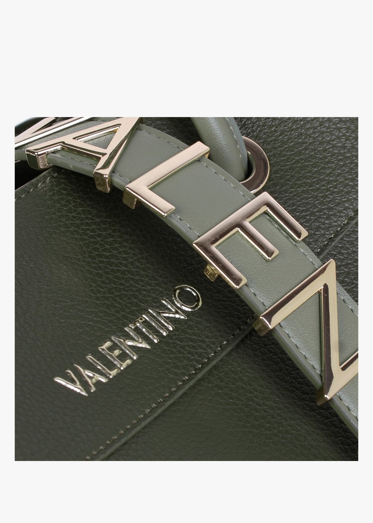 Alexia Military Multi Logo Strap Tote Bag