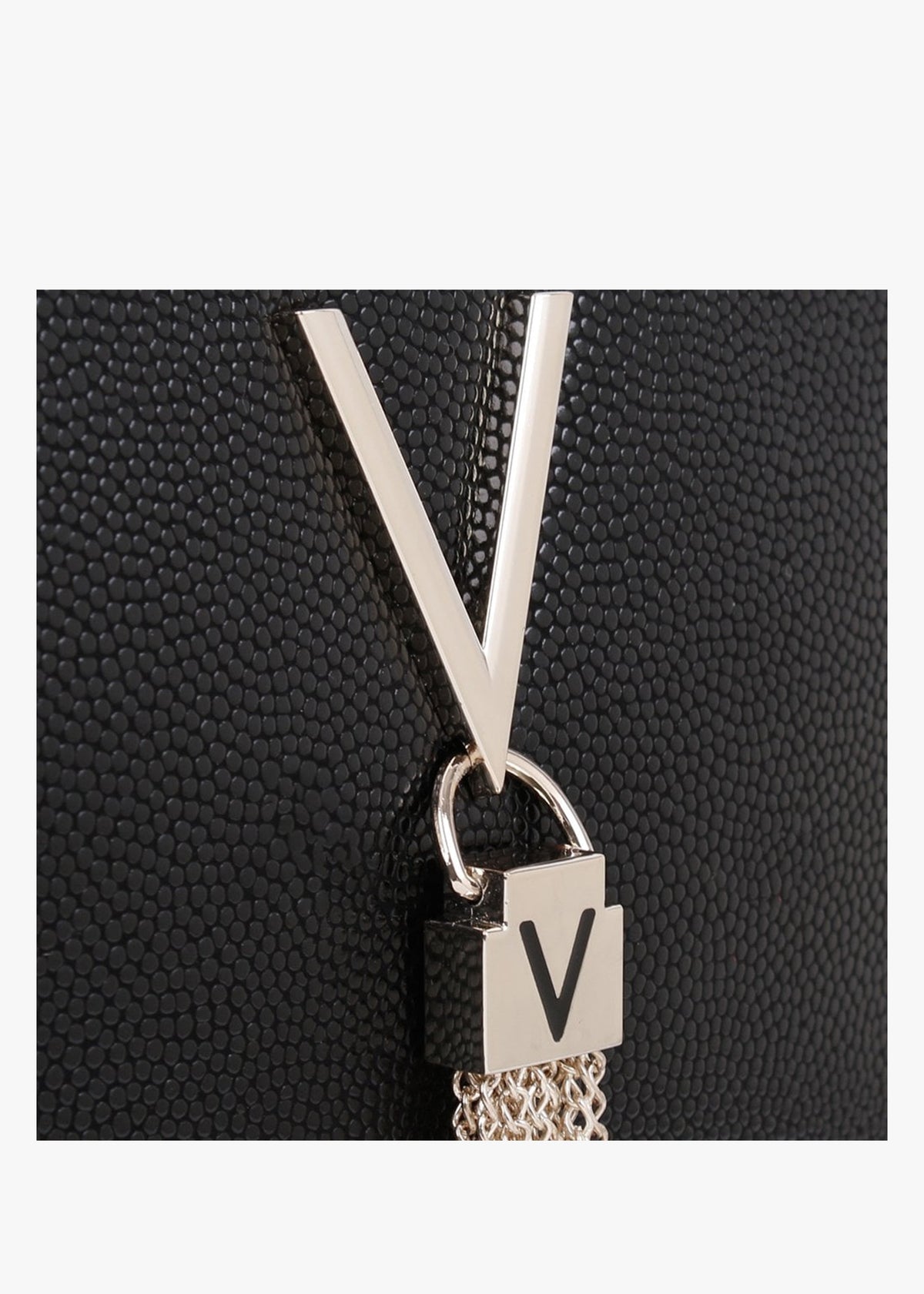 Divina Black Pebbled Camera Bag