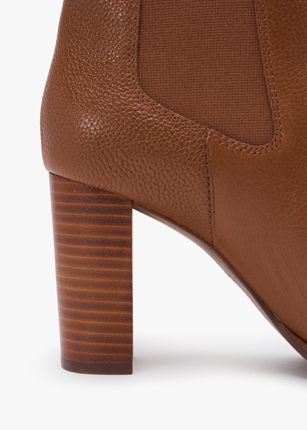Mylah II Polo Tan Tumbled Leather Ankle Boots