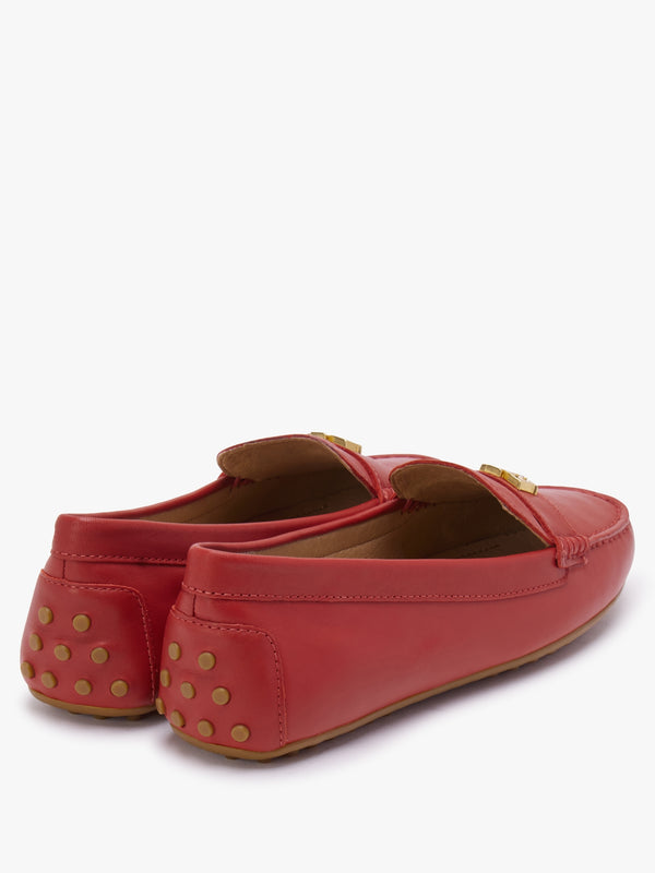 Barnsbury Red Leather Loafers