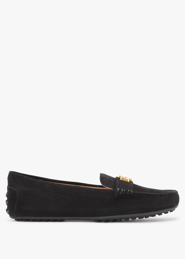 Barnsbury Black Suede Loafers