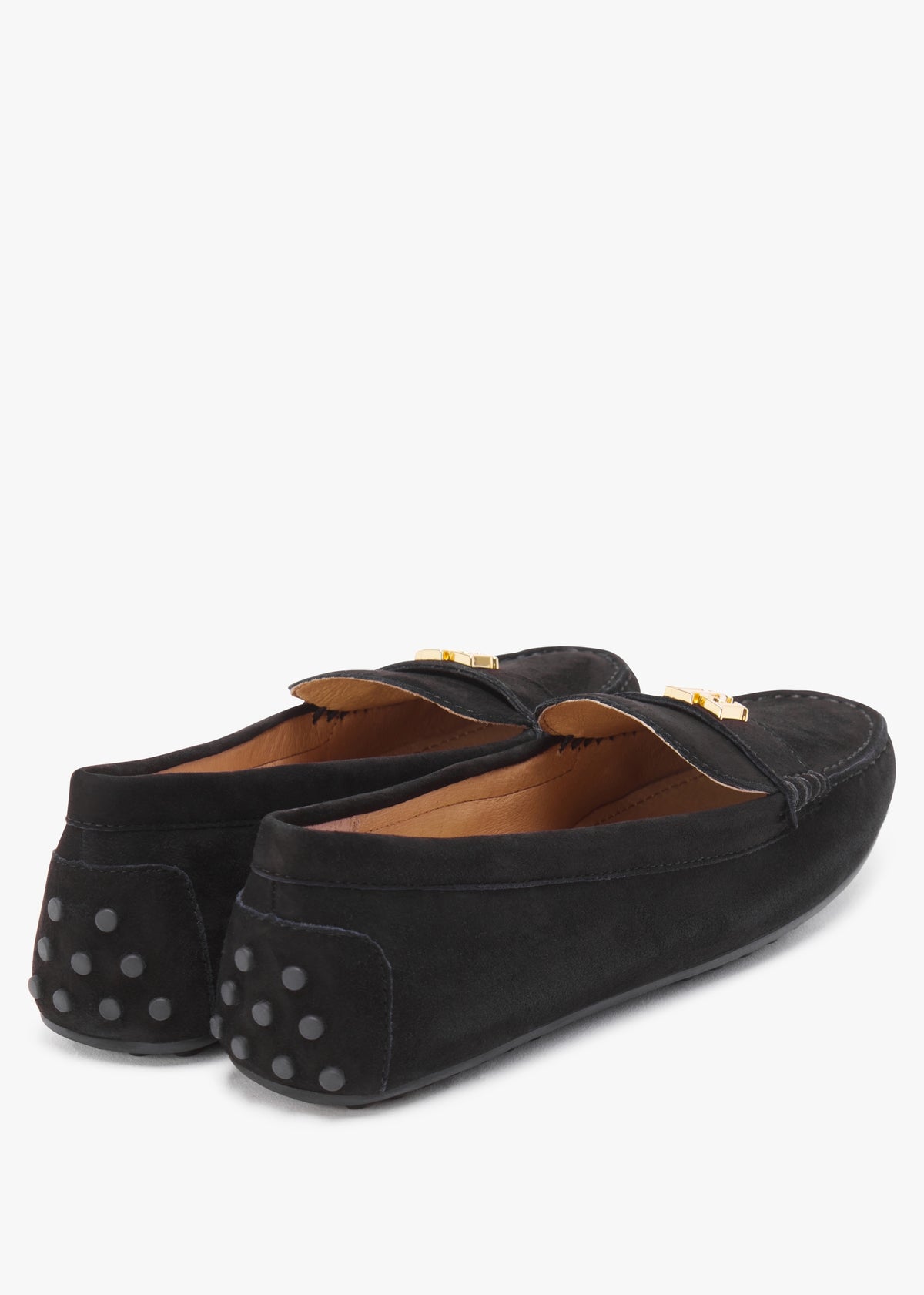 Barnsbury Black Suede Loafers