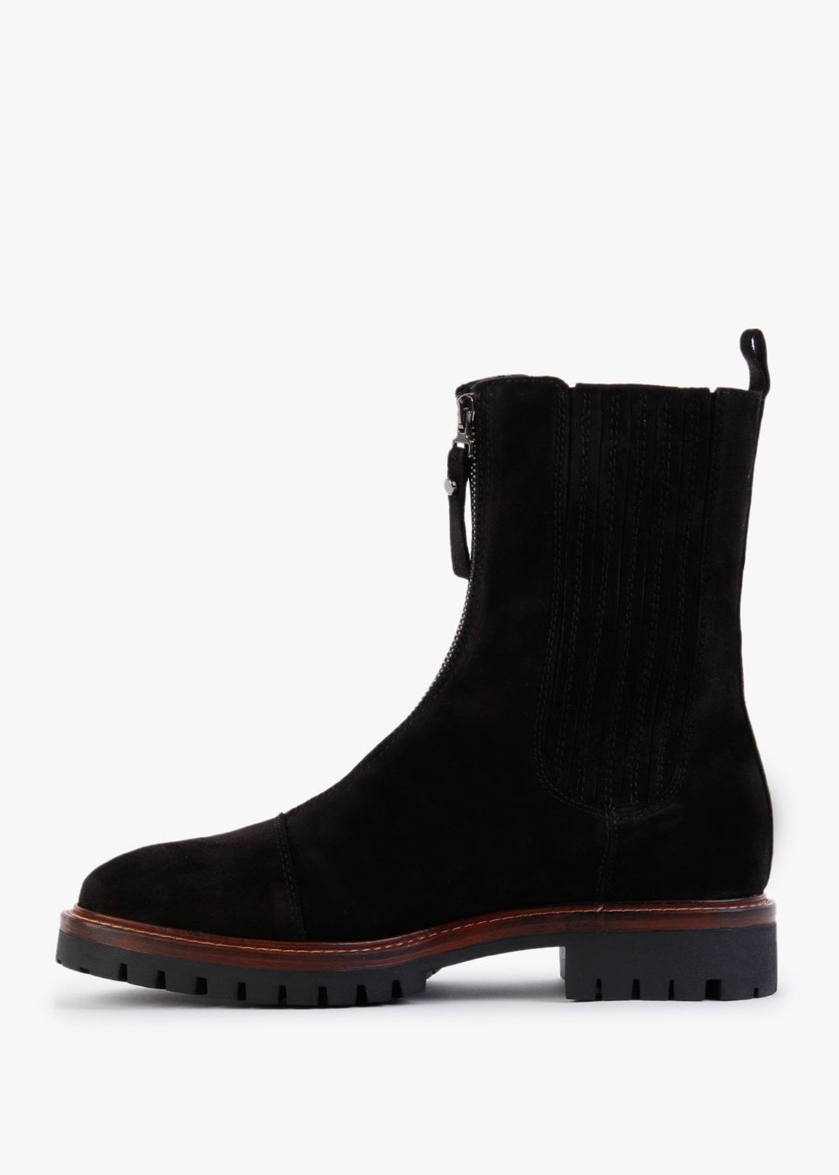Truffle Black Suede Calf Boots