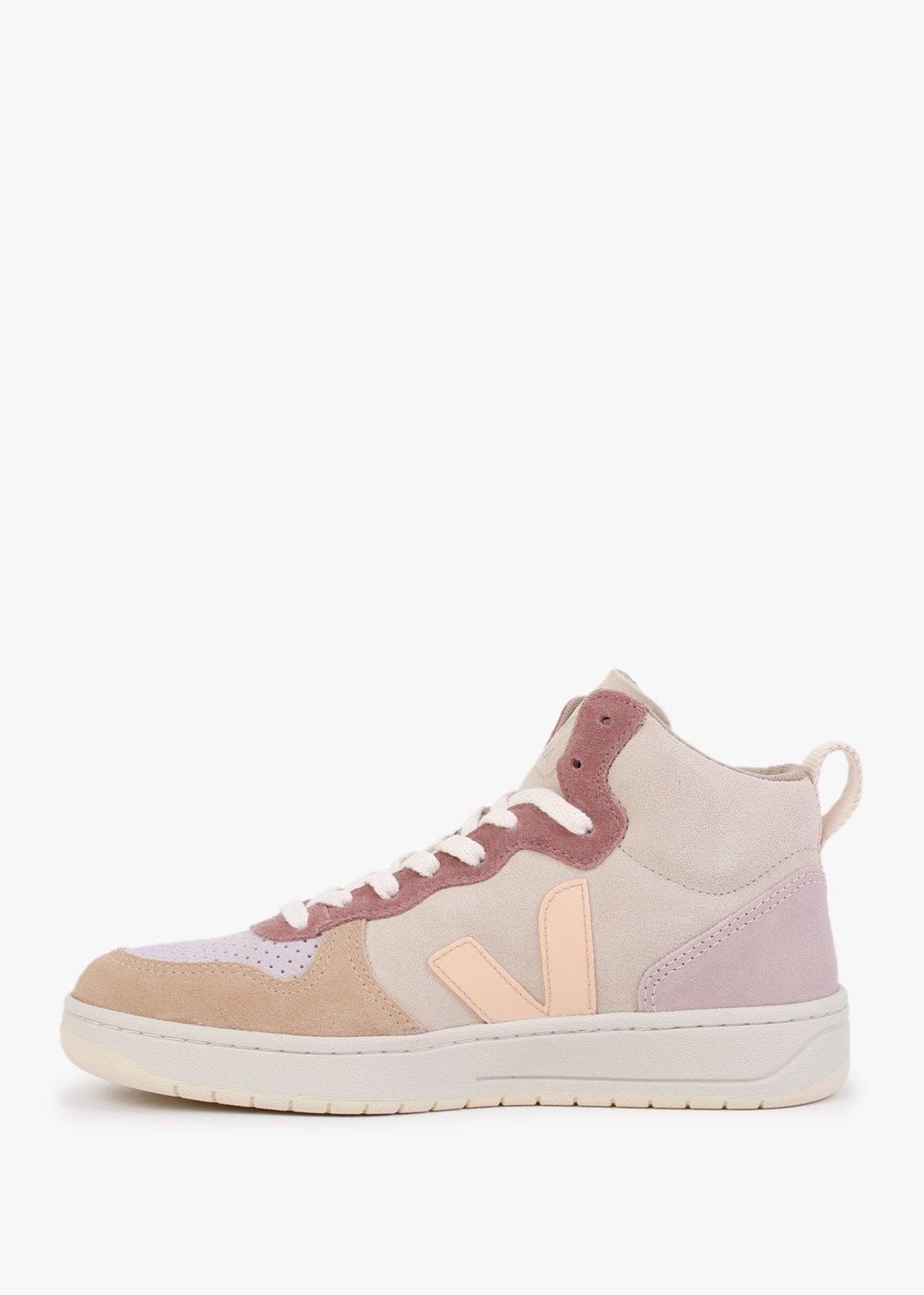 V-15 Suede Multico Peach High-Top Trainers