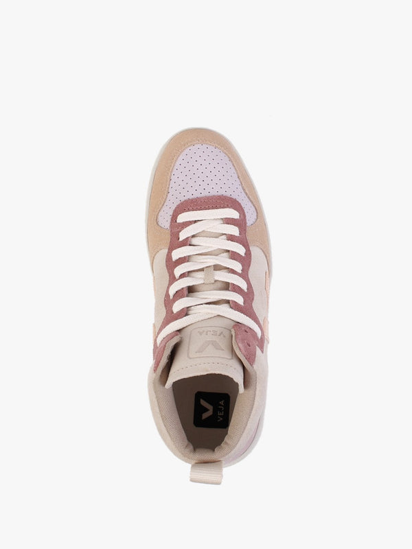 V-15 Suede Multico Peach High-Top Trainers