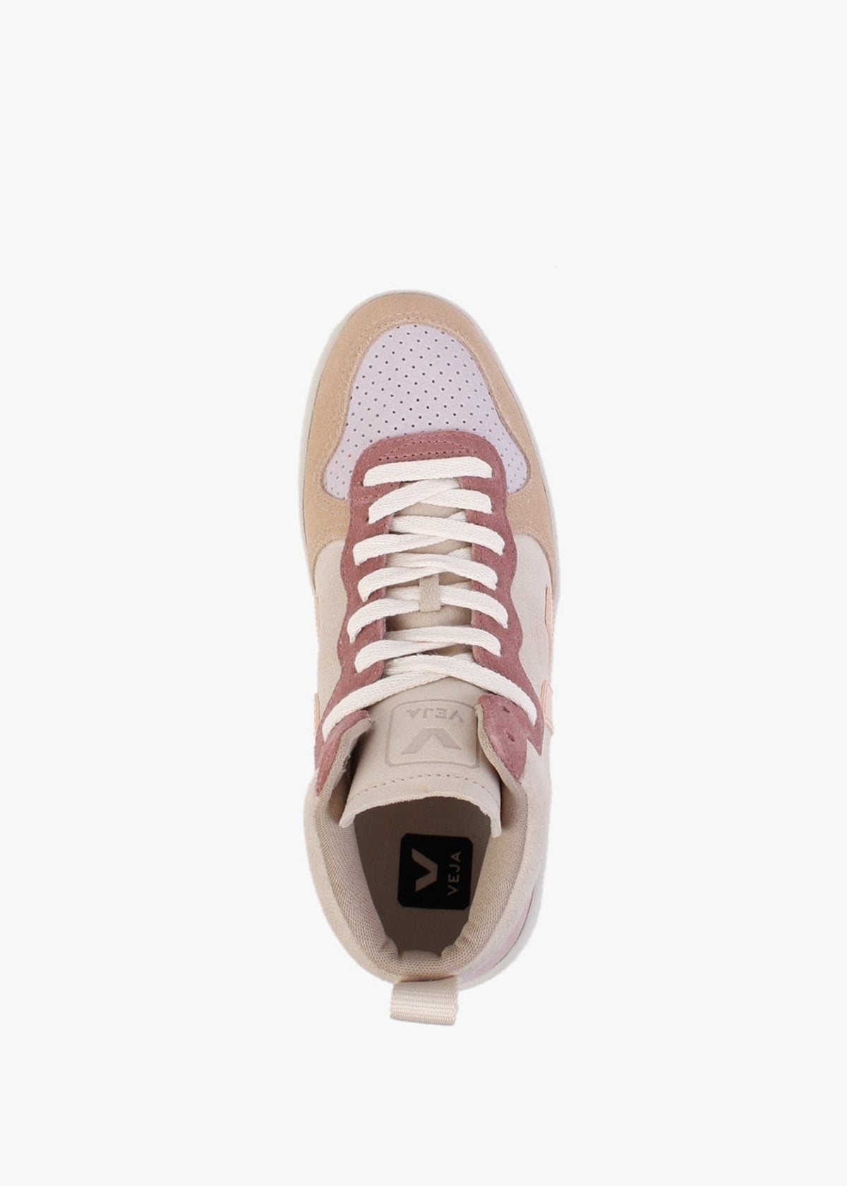 V-15 Suede Multico Peach High-Top Trainers