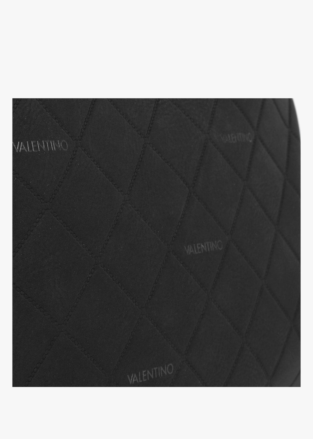 Paella Black Logo Hobo Bag