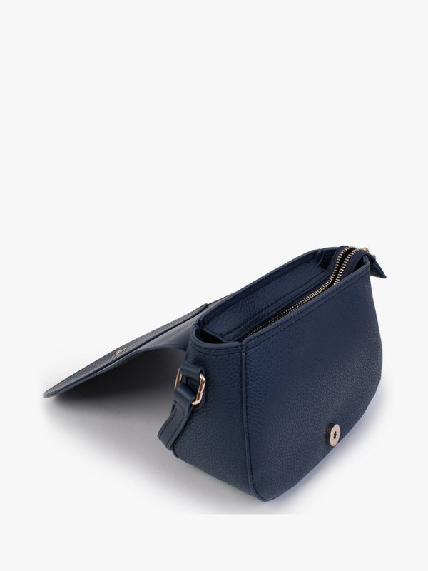 Superman Blu Pebbled Saddle Bag