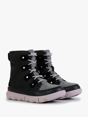 Explorer II Joan Felt Jet Vapor Suede Ankle Boots