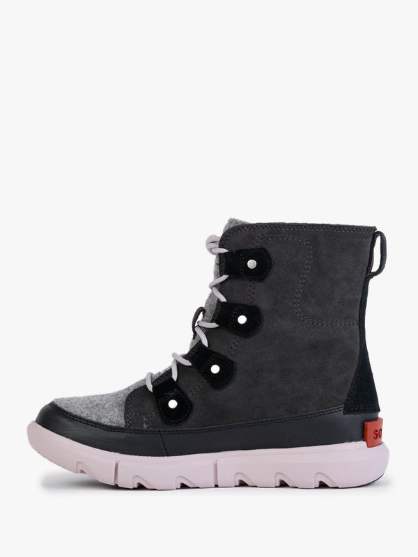 Explorer II Joan Felt Jet Vapor Suede Ankle Boots