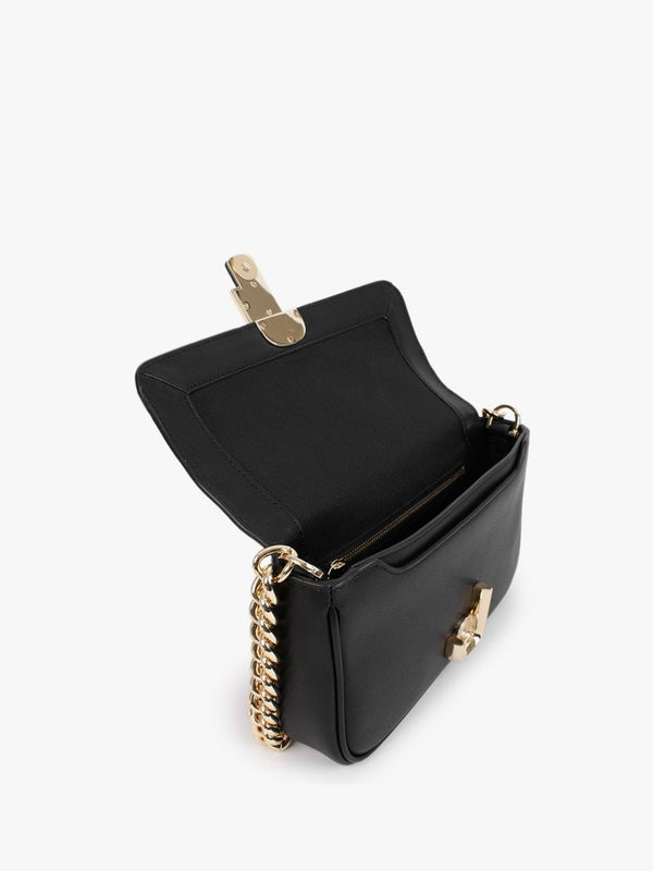 The J Marc Black Leather Shoulder Bag