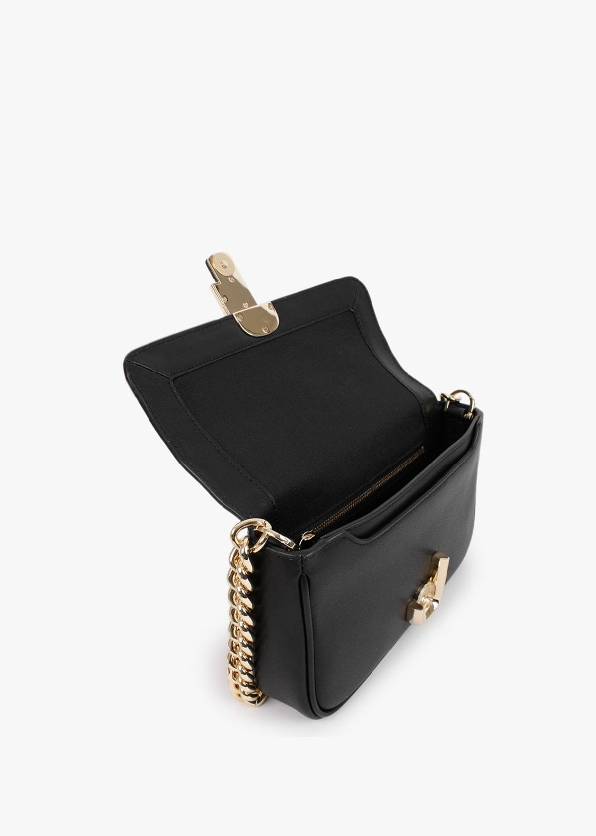 The J Marc Black Leather Shoulder Bag