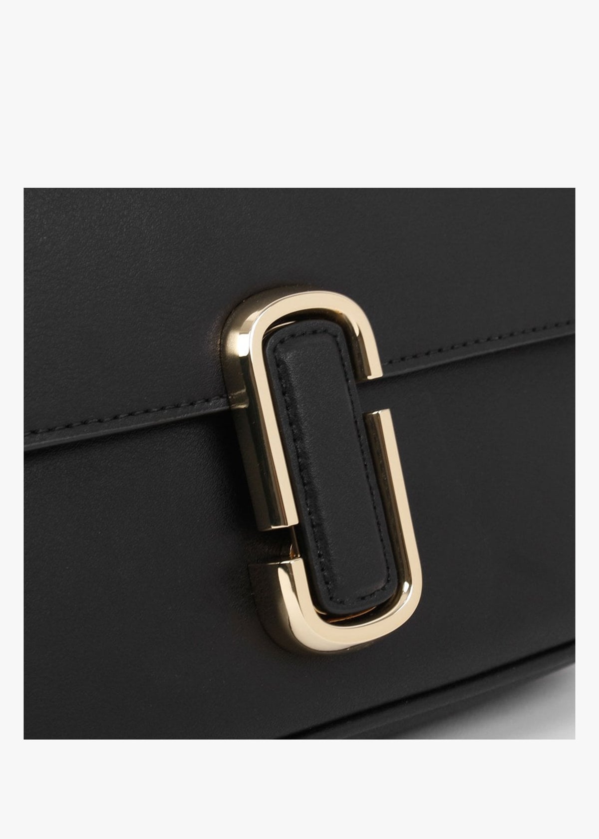 The J Marc Black Leather Shoulder Bag