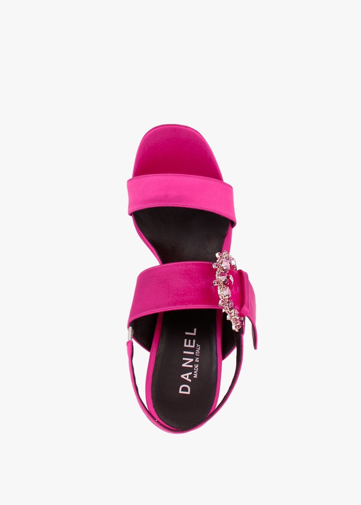 Tock Fuchsia Embellished Platform Heeled Sandals