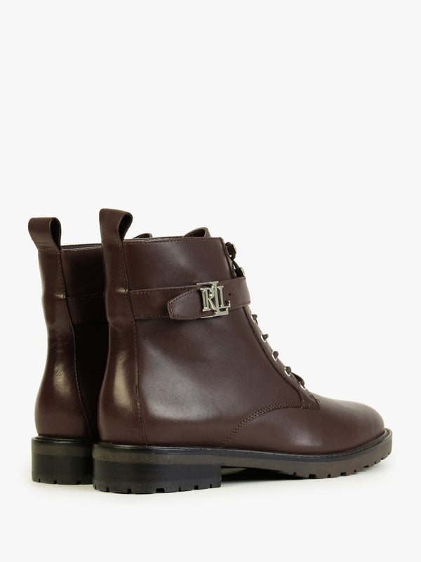 Elridge Brown Leather Ankle Boots