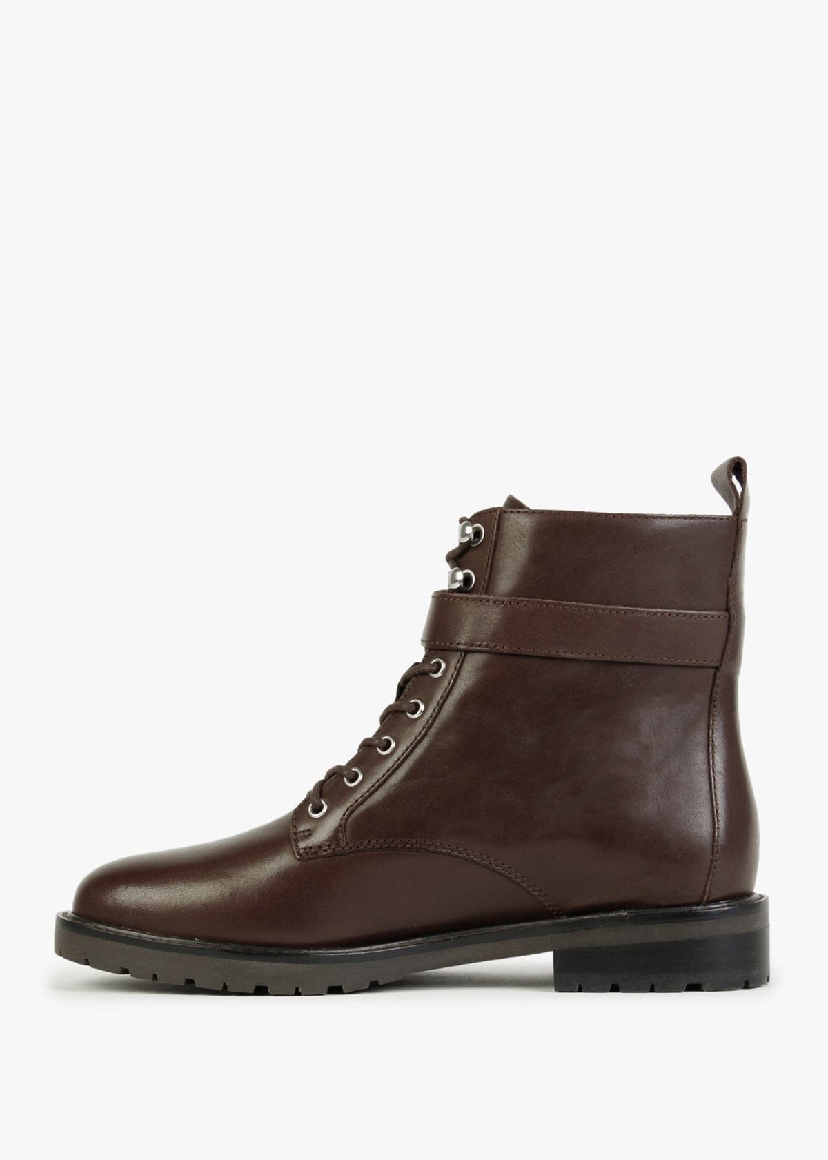 Elridge Brown Leather Ankle Boots