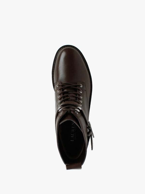 Elridge Brown Leather Ankle Boots