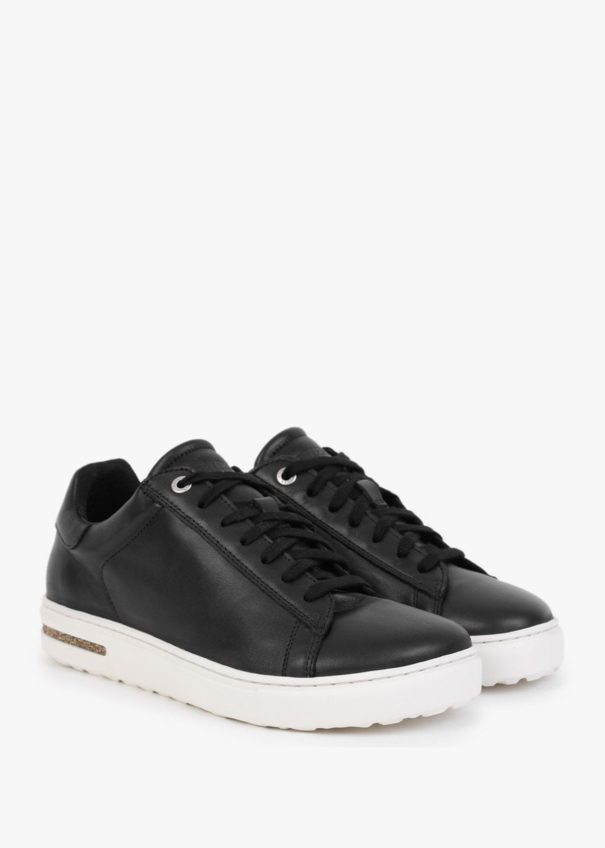 Bend Low Black Leather Trainers