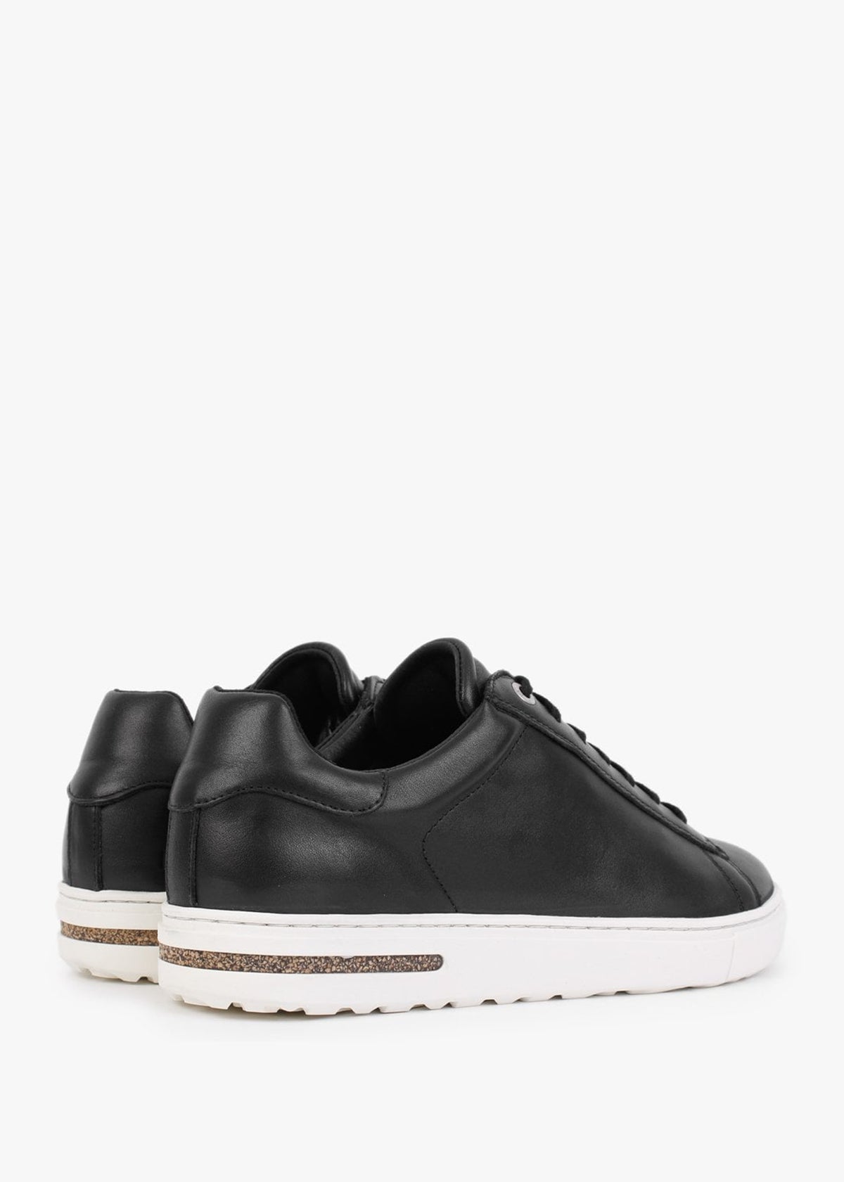 Bend Low Black Leather Trainers