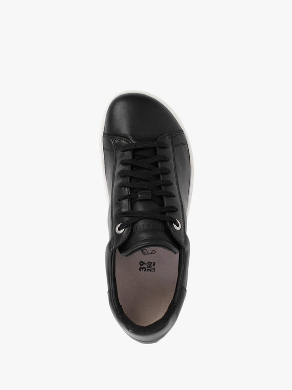 Bend Low Black Leather Trainers