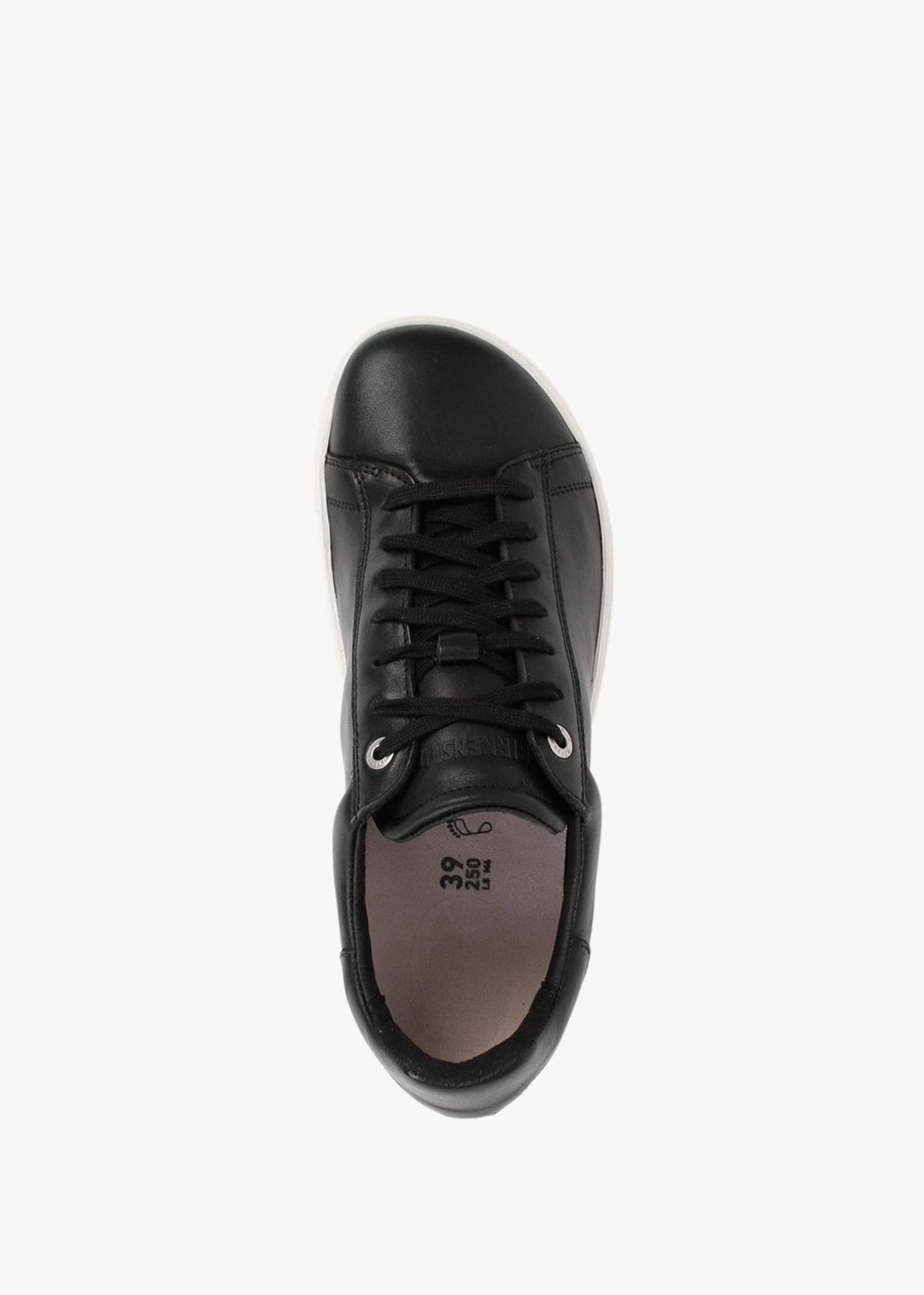 Bend Low Black Leather Trainers