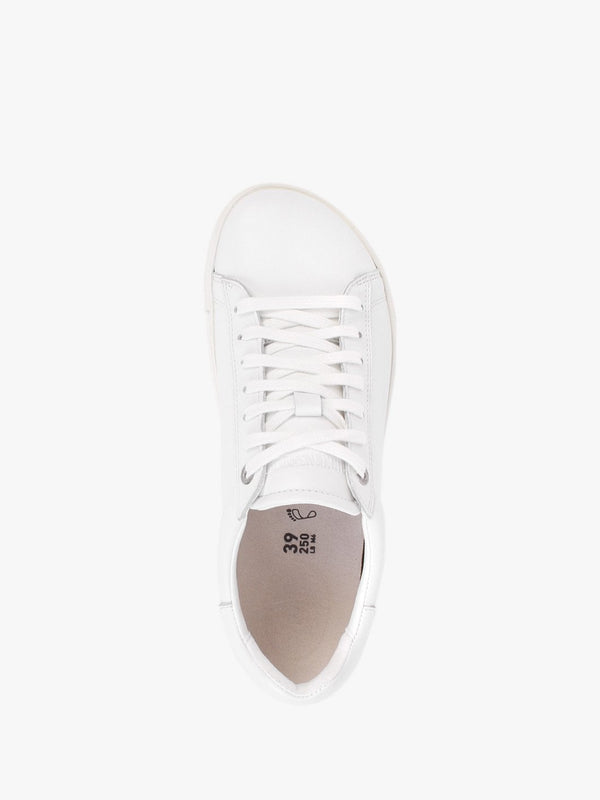 Bend Low White Leather Trainers