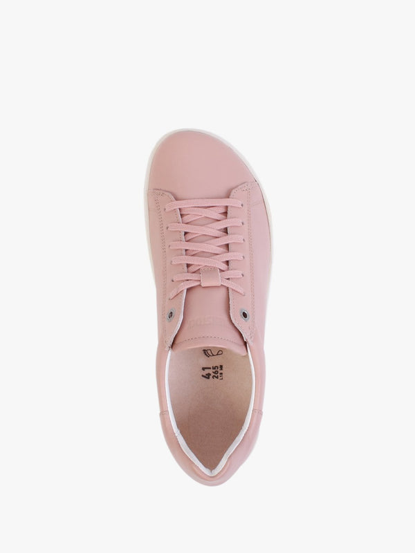 Bend Low Light Rose Leather Trainers